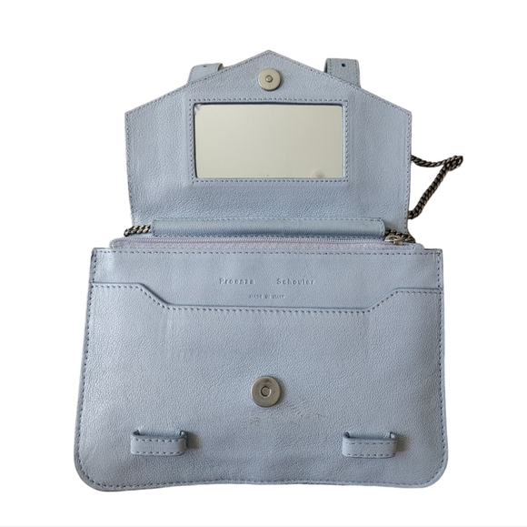 Proenza Schouler Light Purple Leather Convertible Crossbody Bag - Picture 4 of 16